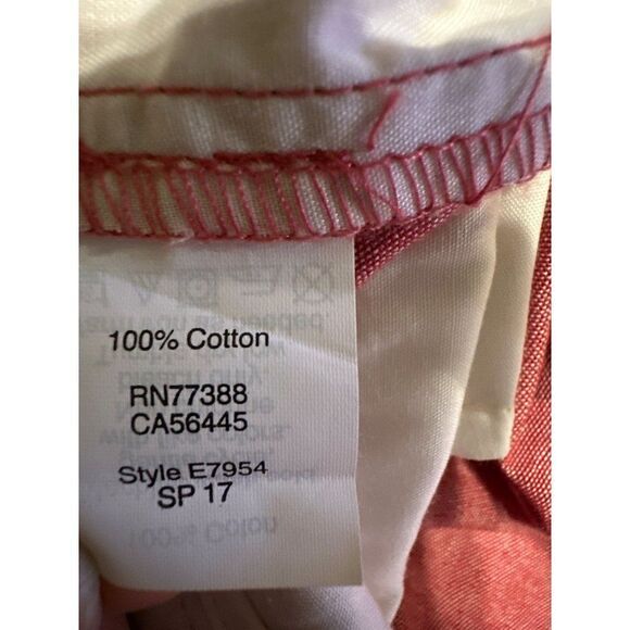 NWT J. Crew Gramercy Red Chambray 100% Cotton Shorts Size 38w - Picture 11 of 13